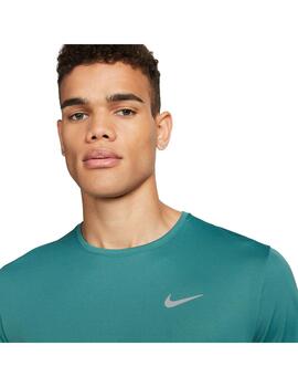 Camiseta Hombre Nike Df Uv Miler Verde
