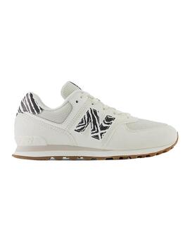 Zapatilla Niña New Balance 574 Beige Print