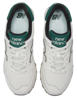 Zapatilla Hombre New Balance 574 Blanca Verde