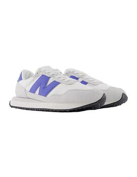 Zapatilla Hombre New Balance 237 Blanco Azul