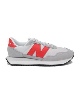 Zapatilla Hombre New Balance 237 Blanca Roja