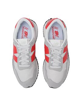 Zapatilla Hombre New Balance 237 Blanca Roja