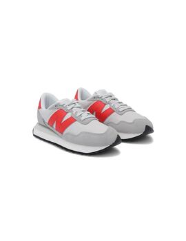 Zapatilla Hombre New Balance 237 Blanca Roja