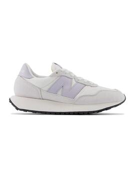 Zapatillas Mujer New Balance 237 Blanca Lila