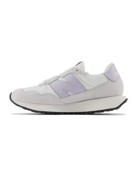 Zapatillas Mujer New Balance 237 Blanca Lila