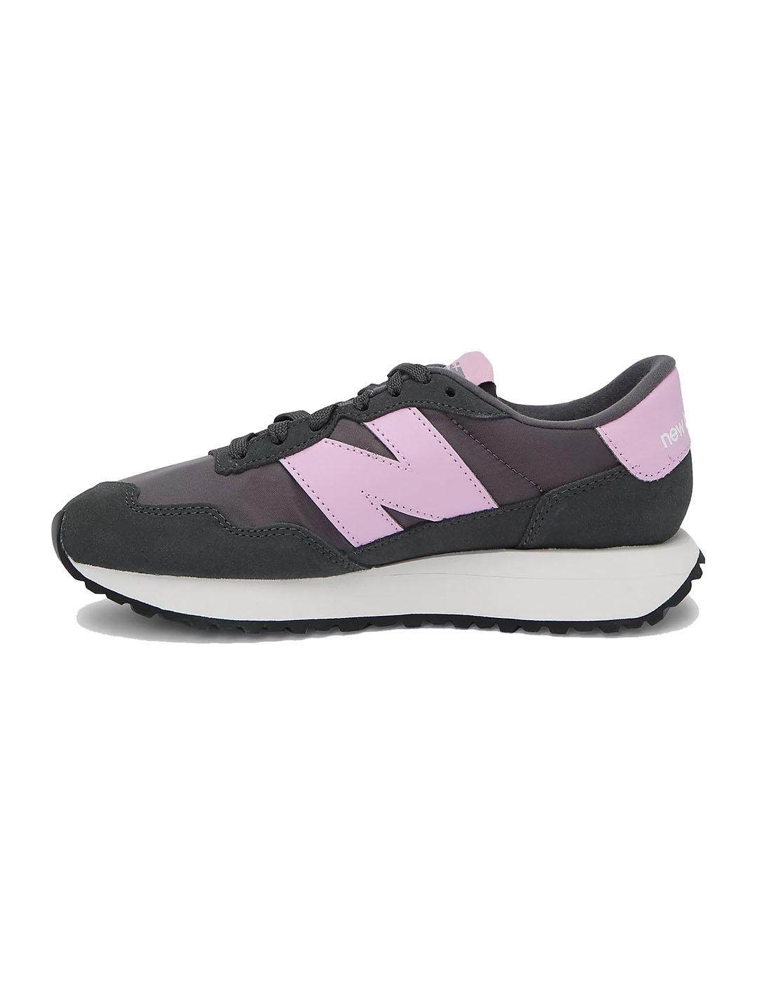 Zapatilla Mujer New Balance 237 Gris Rosa