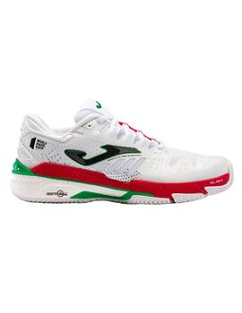 Zapatilla Hombre Joma Slam 22 Clay Blanca Roja