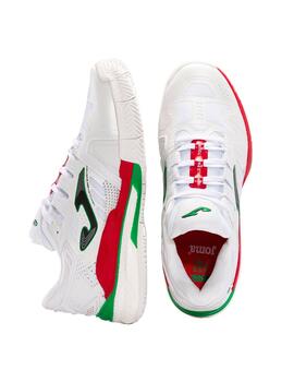 Zapatilla Hombre Joma Slam 22 Clay Blanca Roja