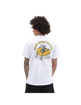 Camiseta Hombre Vans Permanent Vacation Blanca