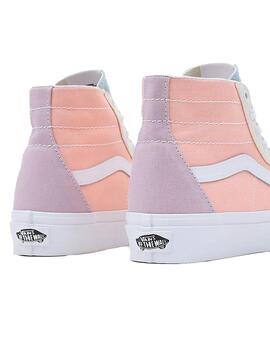 Zapatilla Mujer Vans Sk8-hi Multicolor Pastel