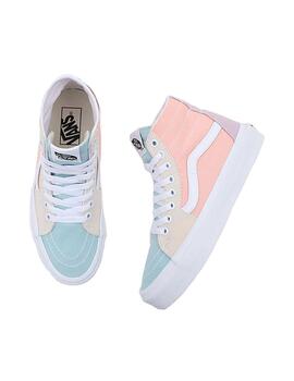 Zapatilla Mujer Vans Sk8-hi Multicolor Pastel