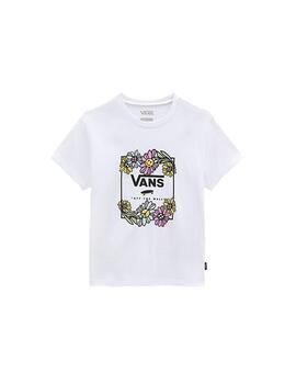 Camiseta Niña Vans Elevated Floral Blanca