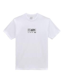 Camiseta Hombre Vans Transfixed 3 Blanca