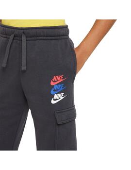 Pantalon Niño Nike Nsw Flc Cargo Negro