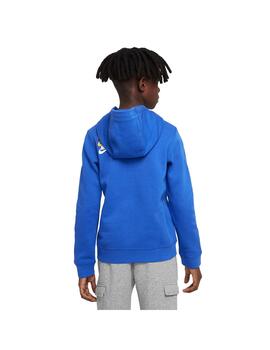 Sudaderas Niño Nike Nsw Flc Po Azul