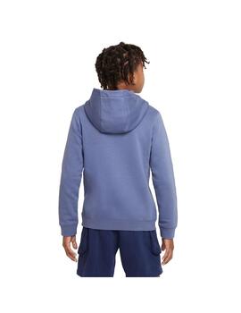 Sudadera Niño Nike Nsw Hoodie Azul