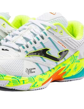 Zapatilla Padel Hombre Joma T.Open 23 Fed Intern Clay Blanca