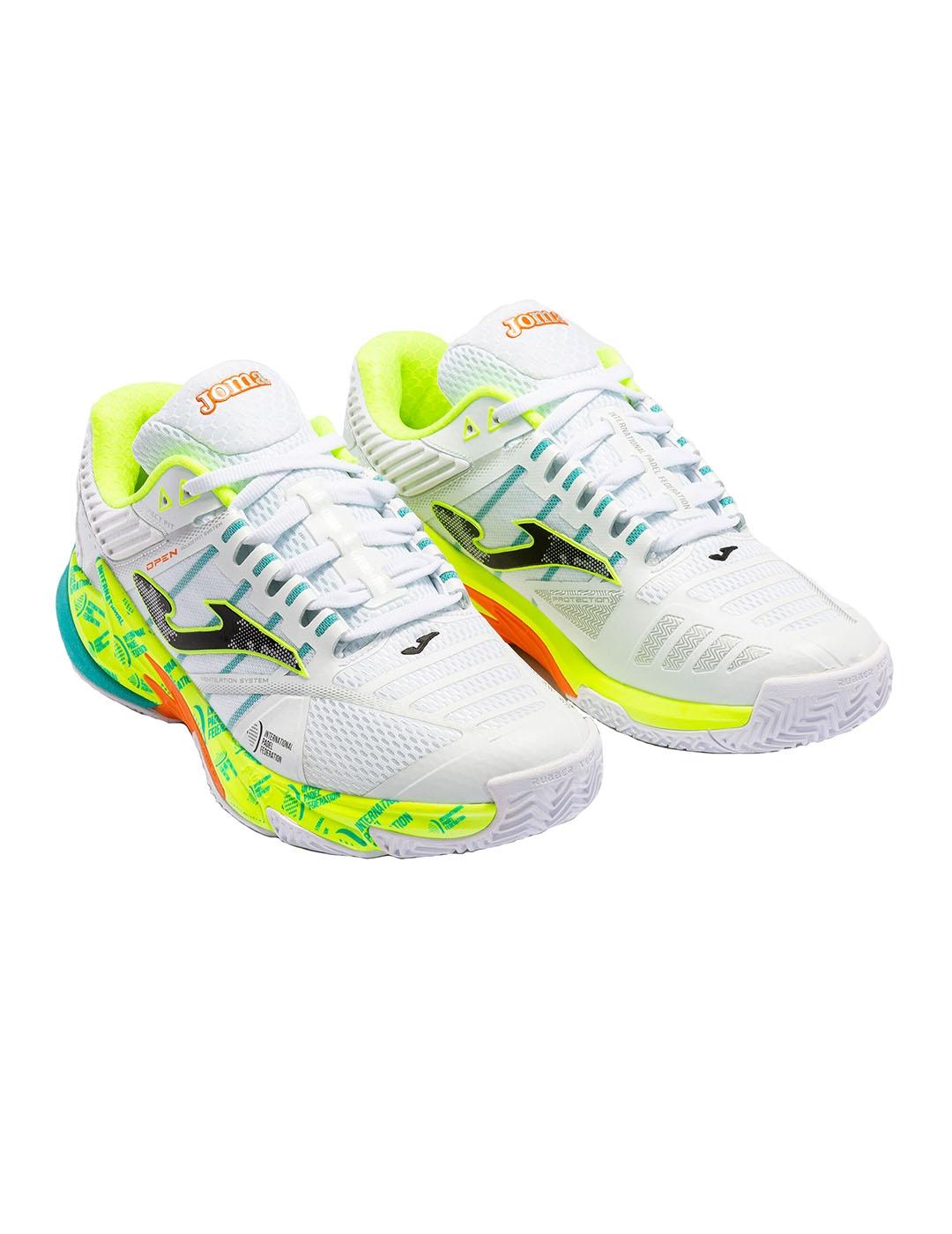 Zapatilla Padel Hombre Joma T.Open 23 Fed Intern Clay Blanca