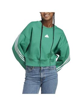 Sudadera Mujer adidas Fi 3S Verde