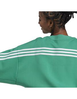 Sudadera Mujer adidas Fi 3S Verde