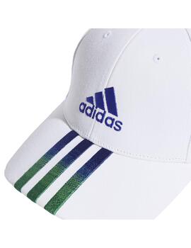 Gorra Unisex adidas Bball 3s Blanca