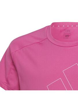 Camiseta Niña adidas G Tr-es Bl Fucsia