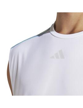 Camiseta Hombre adidas Base Blanca