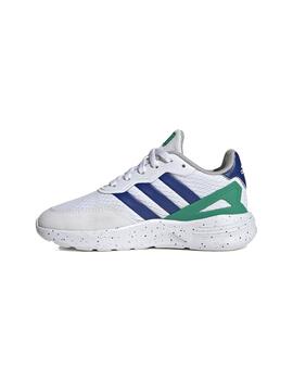 Zapatilla Junior adidas Nebzed Blanca azul Verde