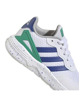 Zapatilla Junior adidas Nebzed Blanca azul Verde