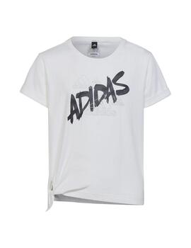 Camiseta Niña adidas Knot Blanca