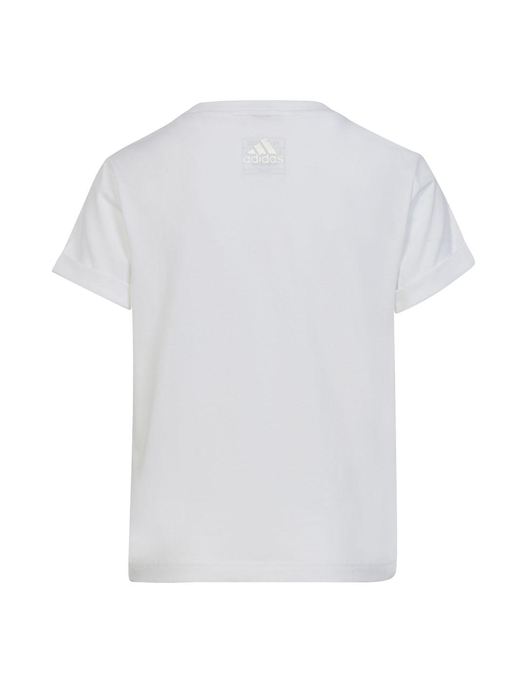 Camiseta Niña adidas Knot Blanca