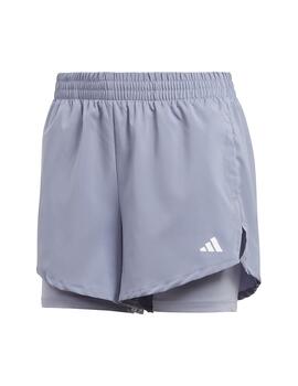 Short Mujer adidas 2in1 Wvn Violeta