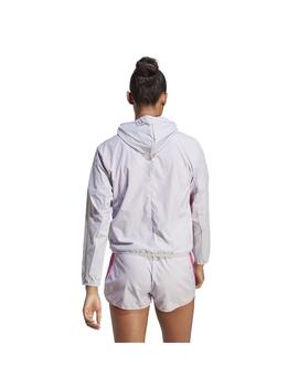 Cortavientos Mujer adidas Run It Jacket Malva