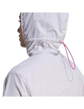 Cortavientos Mujer adidas Run It Jacket Malva