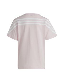 Camiseta Niña adidas Lg Dy Rosa