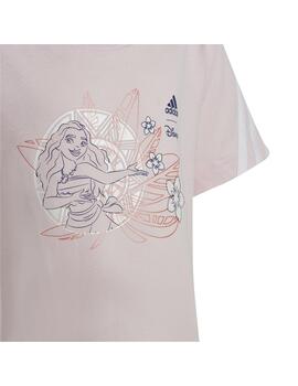 Camiseta Niña adidas Lg Dy Rosa