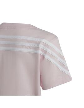 Camiseta Niña adidas Lg Dy Rosa