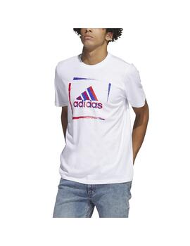 Camiseta Hombre adidas M 2tn  Blanca