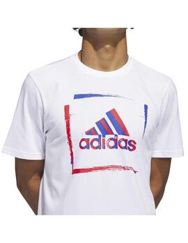 Camiseta Hombre adidas M 2tn  Blanca