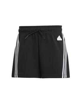 Pantalon corto Mujer adidas Fi 3S Negro Blanco