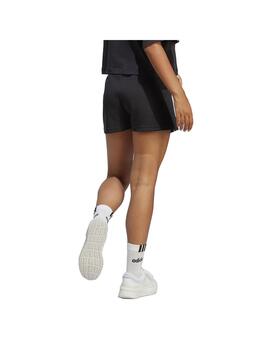 Pantalon corto Mujer adidas Fi 3S Negro Blanco