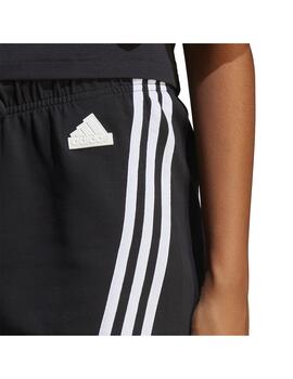 Pantalon corto Mujer adidas Fi 3S Negro Blanco