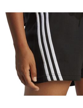 Pantalon corto Mujer adidas Fi 3S Negro Blanco