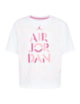 Camiseta Niña Jordan Focus Blanca