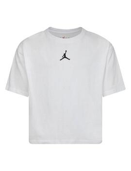 Camiseta Niña Nike Jordan Essential Blanca