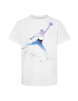 Camiseta Niño Jordan Jumpman Flight Blanca