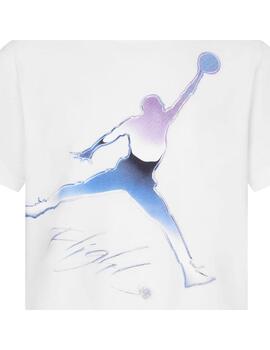 Camiseta Niño Jordan Jumpman Flight Blanca