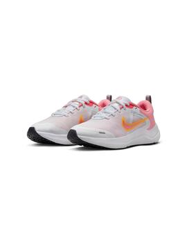 Zapatilla Mujer Nike Dowshifter Blanca Rosa