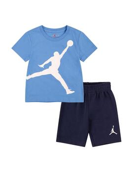 Conjunto Baby Nike Jordan Jumbo Jumpman Azul