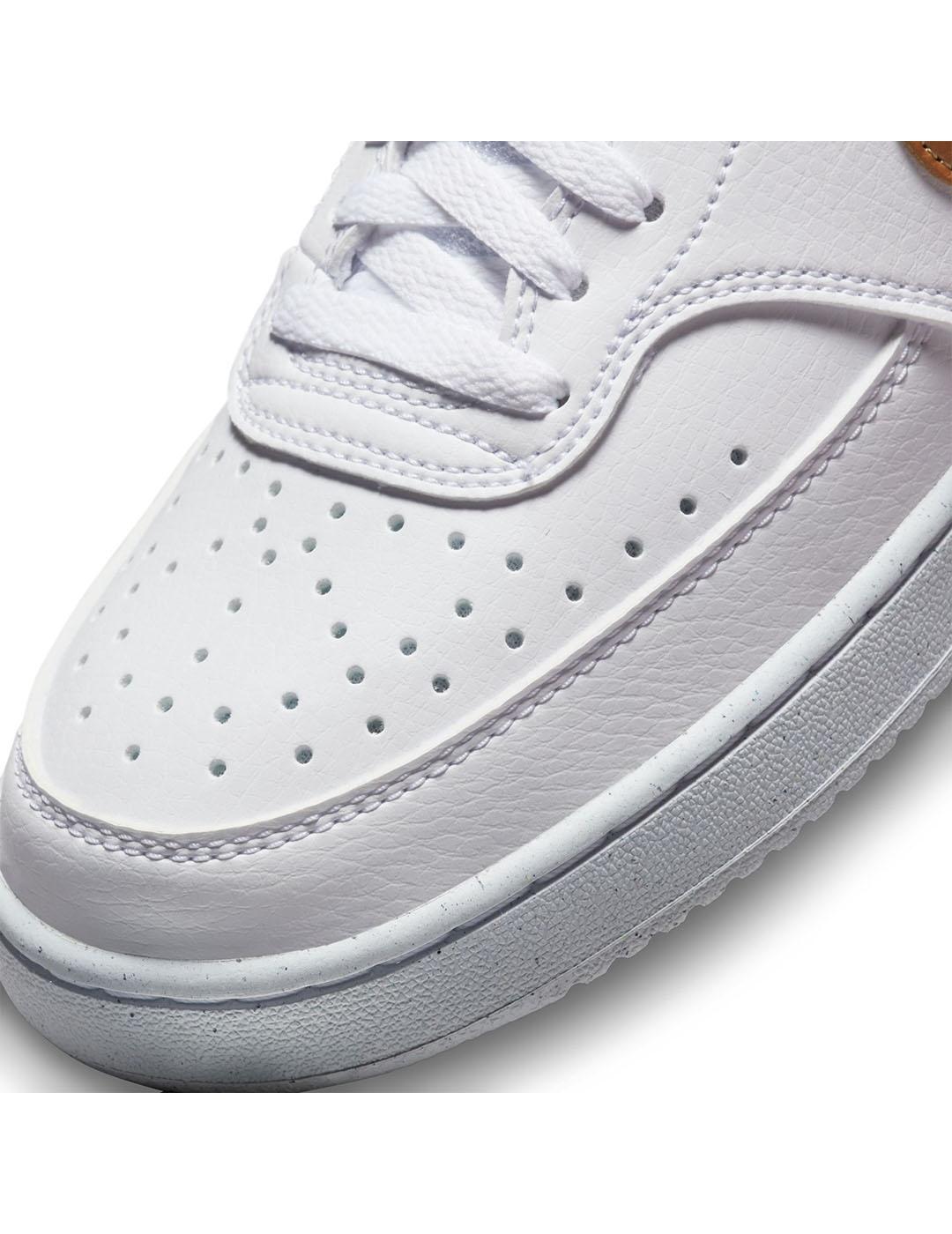 Zapatillas nike blancas y doradas clearance